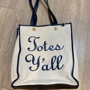 Draper James “Totes Y’all” Tote Bag EUC